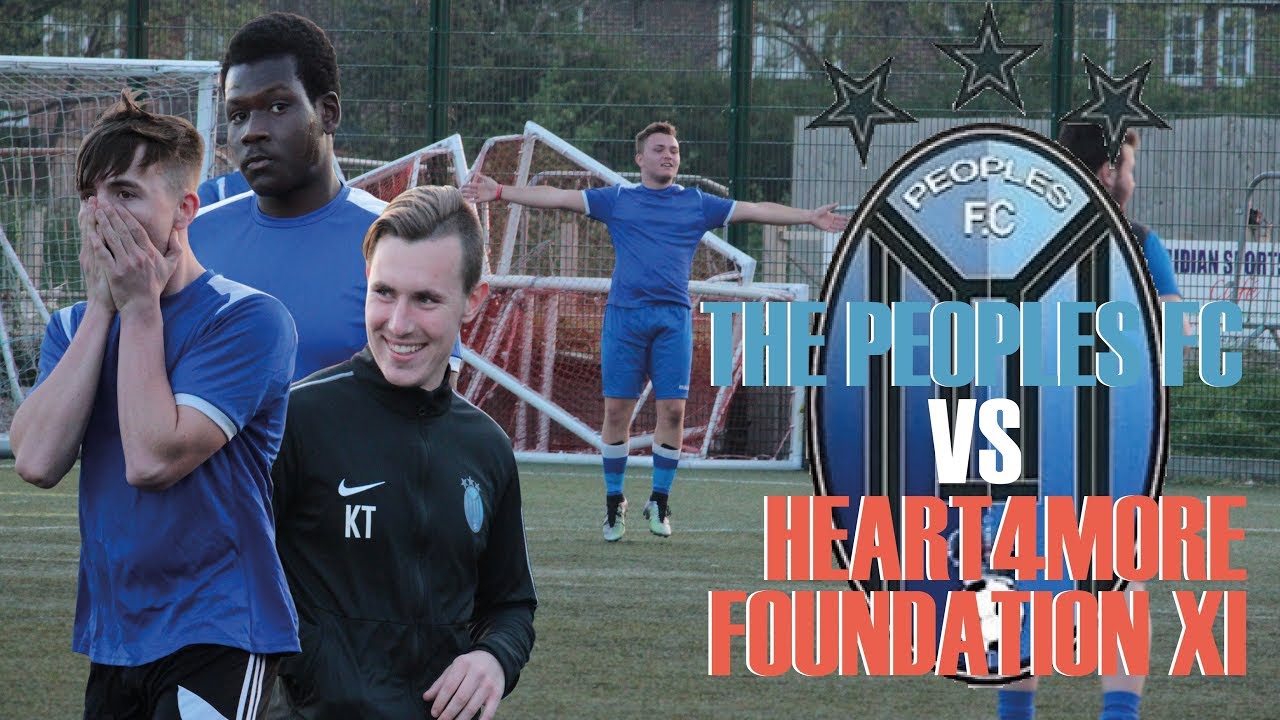 The Peoples FC Vs Heart 4 More Foundation. The London Marathon special “Written in the stars”