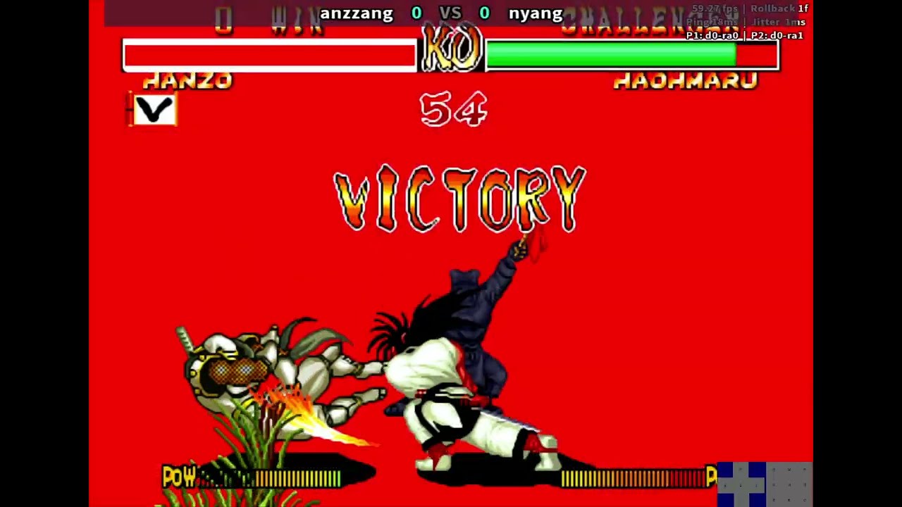 FIGHTING EVOLUTION13 進化する戦い13th The Last Hanzo (anzzang) vs Haomaru (nyang) Samsho2 Samurai Showdown 2