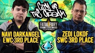 PELEA DE MILLONARIOS! NAVI DarkAngel vs ZEDI Lokof - Fatal Fury City of the Wolves COTW KOF Replays