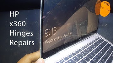 HP EliteBook X360 1030 G3 Hinges Repairs and Screen Removal Safely