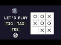 👉Tic Tac Toe Gameလေးကို Python Programming Languageကိုအသုံးချပြီး ရေးသားထားပါတယ် ။👈#python #myanmar
