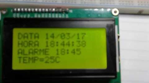 Relógio despertador com Arduino e RTC3231