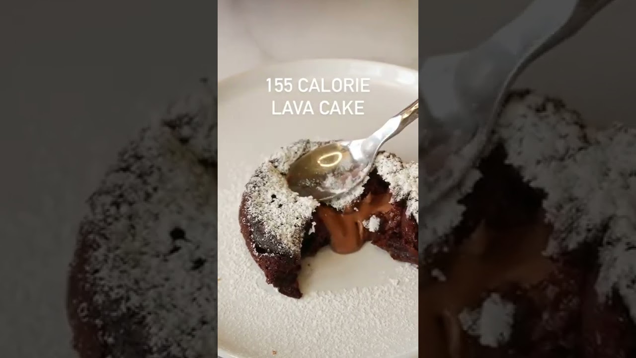155 Calorie Chocolate Lava Cake *easy & healthy dessert recipe*