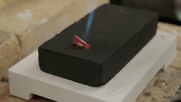 Melting Scrap Silver Using a Charcoal Block