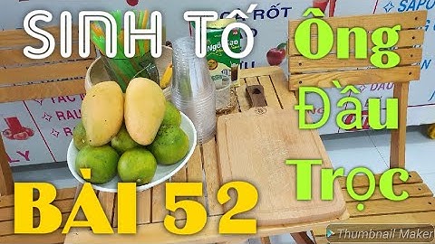 SINH TỐ XOÀI - BÀI 52 - Học Pha Chế Sinh Tố-Nước Ép Chuyên Nghiệp