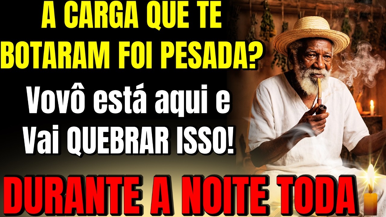 BENZIMENTO NOTURNO de PRETO VELHO contra FEITIÇO MANDADO / QUEBRA DEMANDA BRABA e FECHA O CORPO!