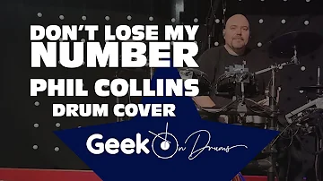 Don't lose my number - Phil Collins - Drum Cover (Drumless Track)