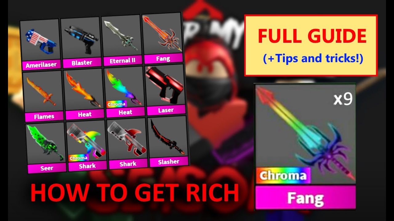 HOW TO GET RICH FAST IN MM2 [GODLY TIPS & TRICKS] (Roblox Murder Mystery  2 Guide 2022) 
