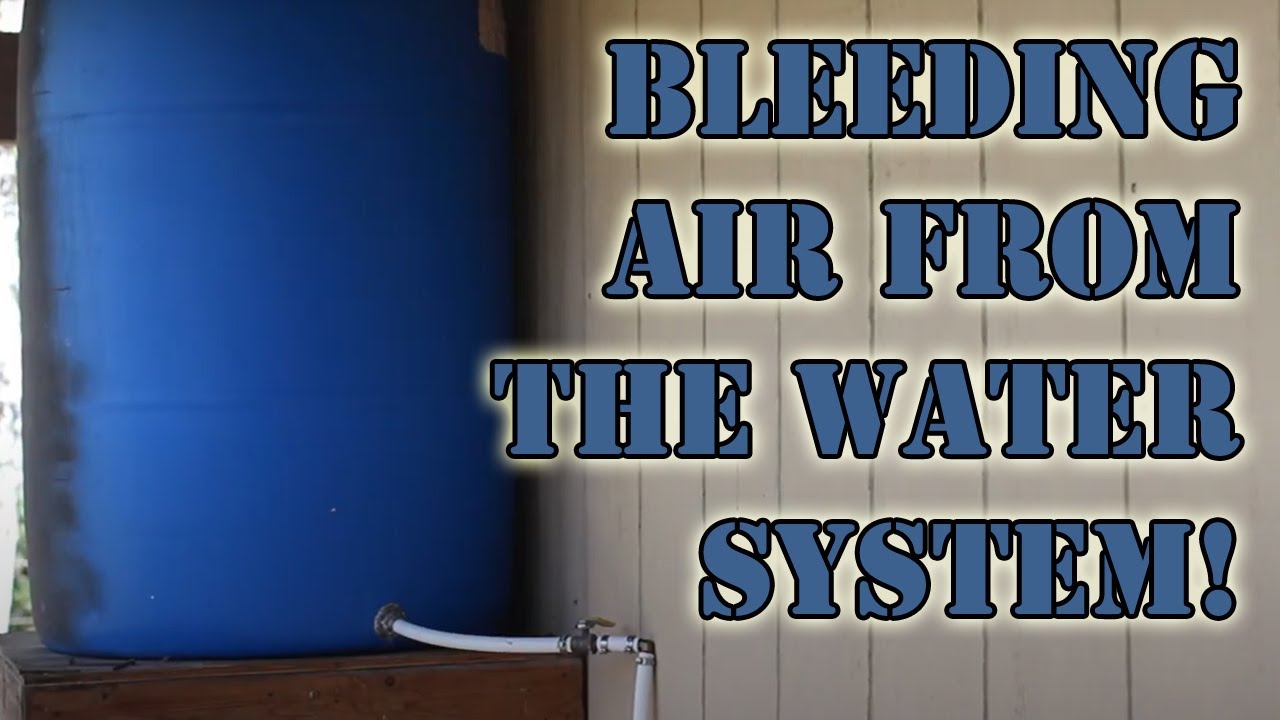 Purging Air from the Water System with a Small Pump YouTube