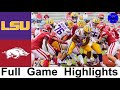 LSU vs Arkansas Highlights | College Football Week 12 | 2020 College Football Highlights