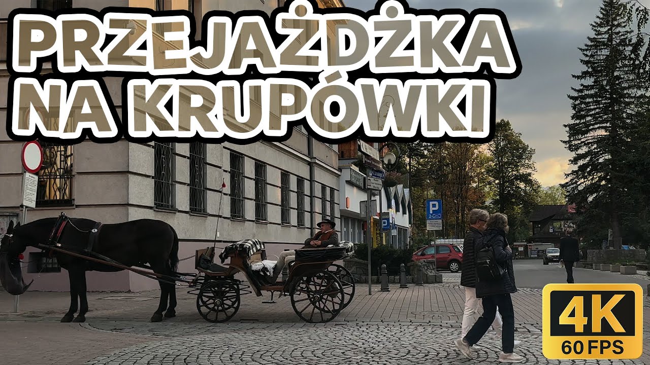 🔴Zakopane wrześniowy przejazd miastem po sezonie 🚗 4K❗2024.09.18 ASMR