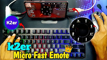How To K2er 1 Cick Fast Emote like PC || K2er ফাস্ট ইমোট কীবোর্ড এবং মাউস #freefire