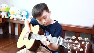 Amazing 11-Year-Old boy Guitarist ( The Chainsmokers - Closer ) chords