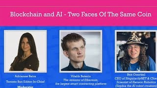 Dr. Ben Goertzel and Vitalik Buterin Discussion at the Crypto Chicks Blockchain & AI conference