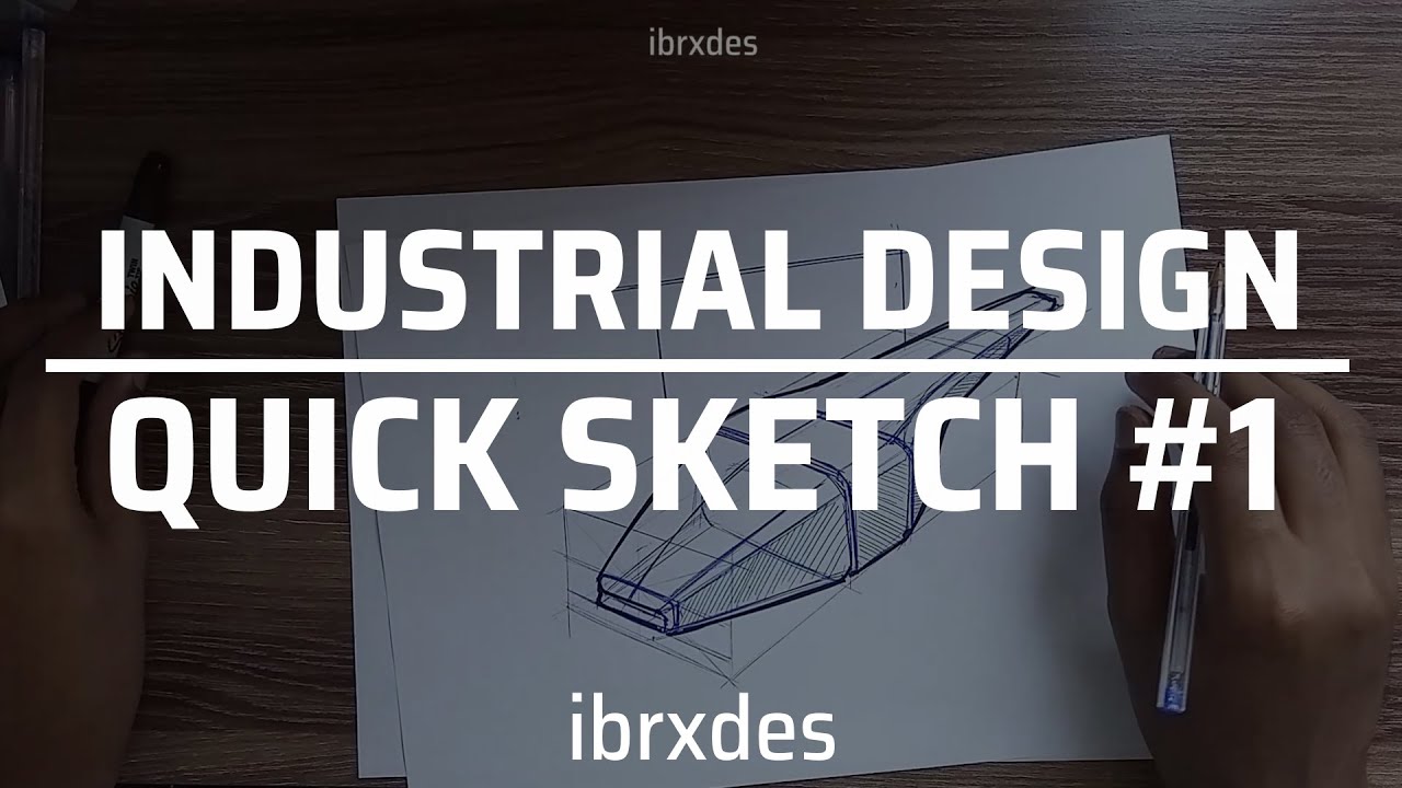 Industrial Design Sketching | Quick Sketch #1 | ibrxdes | Handheld Vacuum Concept
