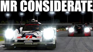 Being the 'considerate' LMP1 driver! | iLMS @ Daytona Road | Porsche 919