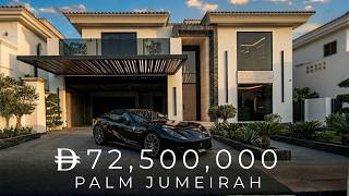 AED 72.5M Frond O Villa Tour | 180° Marina Views | Fully Transformed Luxury Home