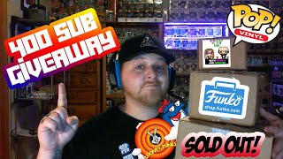 SOLD OUT FUNKO SHOP EXCLUSIVE, FUNKO SHOP AD ICON, A GIFT FROM MAMA J + MARVELOUS 400 SUB GIVEAWAY