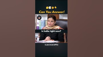 Kunt u deze eenvoudige vraag beantwoorden? 🤔 IAS-interview | UPSC-interview