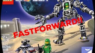 Building of Lego Exosuit 21109 in High Speed Motion
