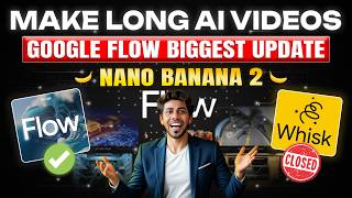 Google Flow AI Tutorial 2026 🔥 How To Create Long AI Videos FREE & Unlimited Nano Banana 2