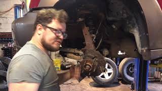 Replace ball joints 2002 Chevy Trailblazer how to real time labor guide uppers