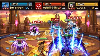 New offense with Nephthys!! G3 Siege battle: MY Frenzy vs Candy House vs GOAT screenshot 3