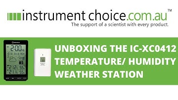Unboxing the IC-XC0412 Temperature/ Humidity Weather Station
