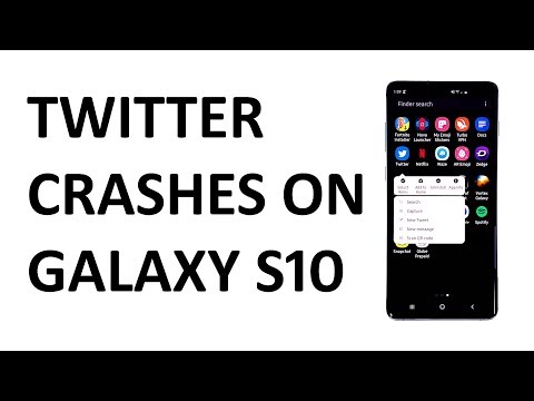 Samsung Galaxy S10 keeps showing the “Twitter keeps stopping” error