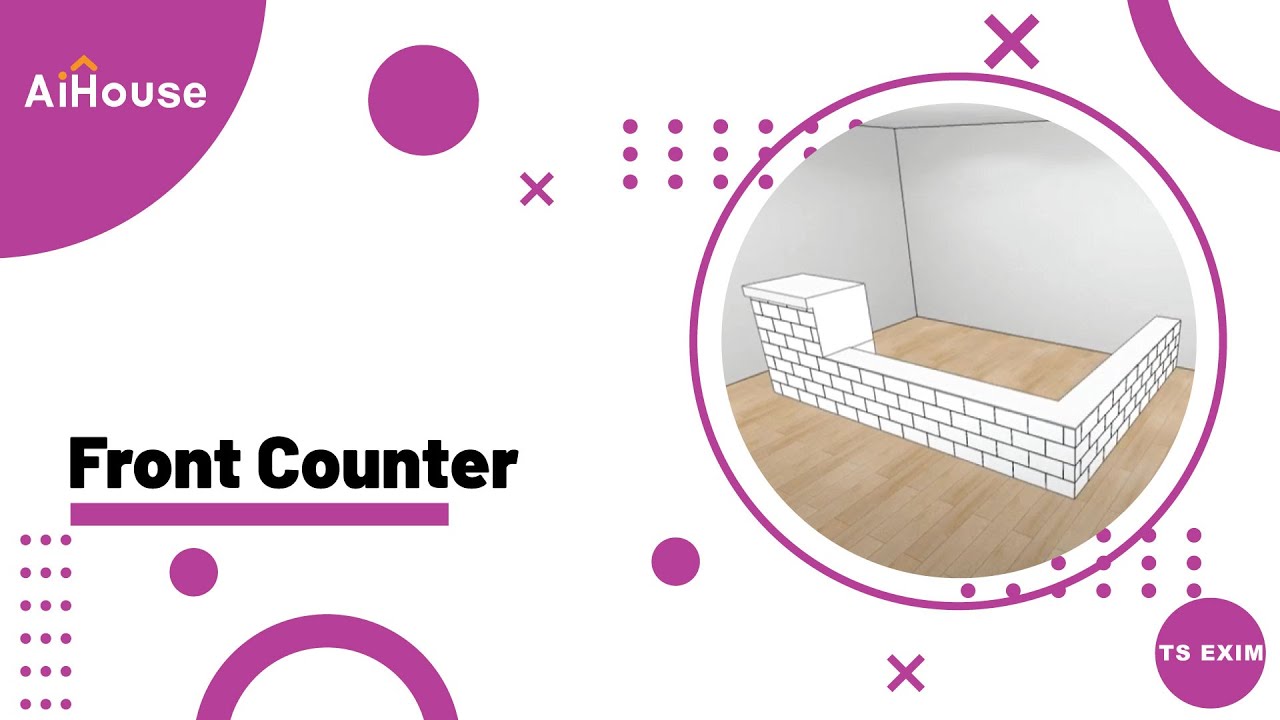 [Free Modeling FAQ] How to create front counter? | AiHouse - YouTube