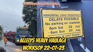 Allelys Heavy Haulage Worksop 22 - 07 - 23