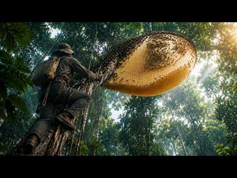 Ultimate Honey Harvesting Compilation: Tall Tree Honey Hunts & Bee Swarm Catching