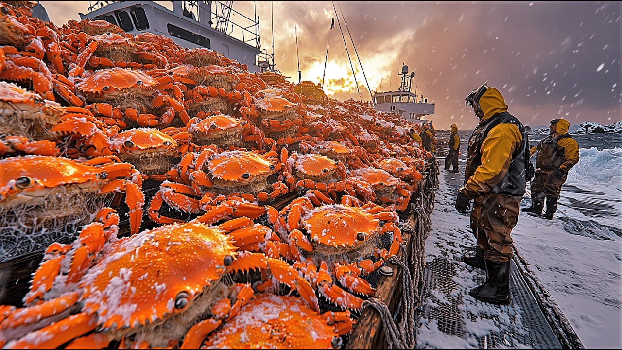 Over 20,000 King Crabs Caught in One Day – Inside the World’s Largest