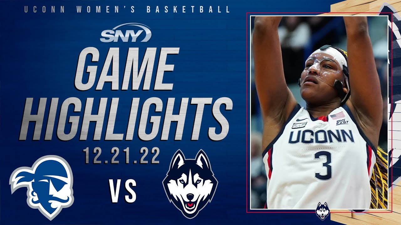 Aaliyah Edwards leads the way as the UConn Huskies beat Seton Hall, 98-73 UConn Highlights SNY