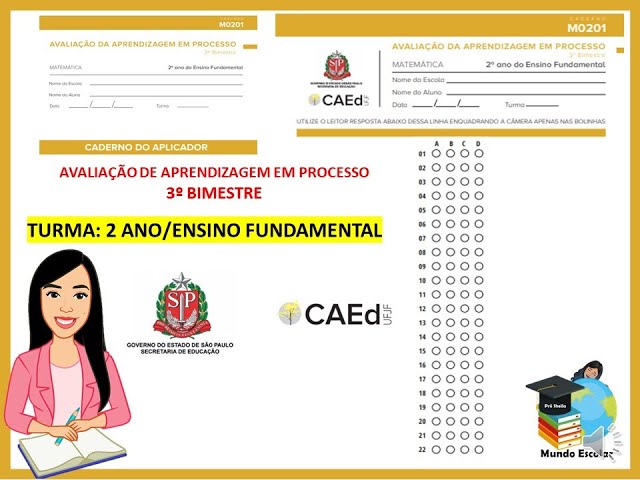 AVALIAÇÃO DE MATEMÁTICA 2º ANO - 4º BIMESTRE - ENSINO FUNDAMENTAL