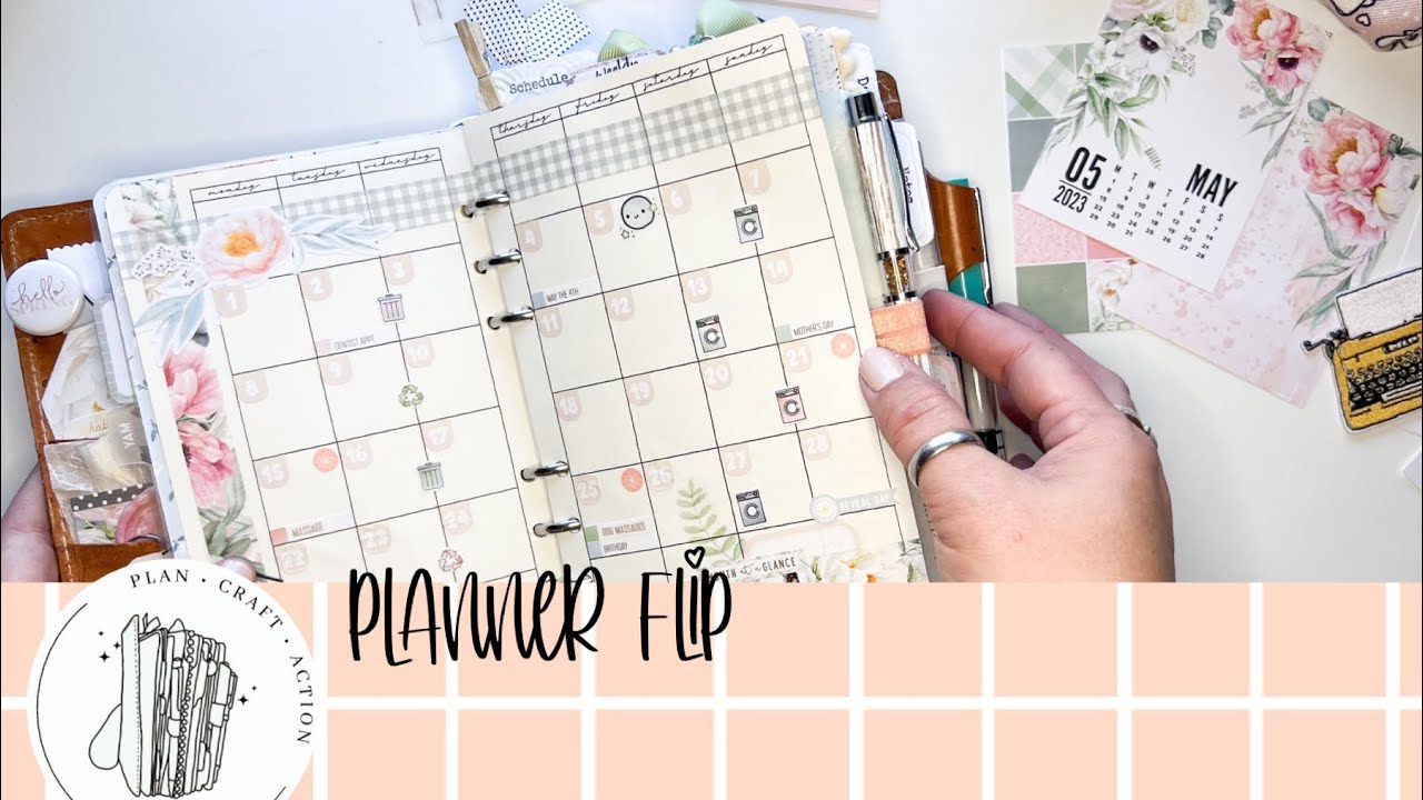 Planner Flip / May 2023 / B6 Rings on Strings