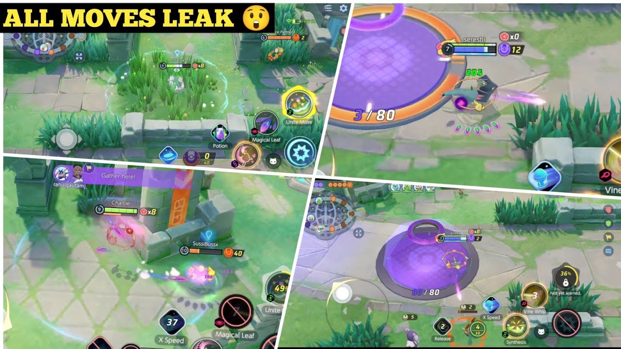 KNOW ABOUT COMFEY MOVES AND UNITE MOVE 😲 | pokeTsareena