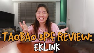 TAOBAO SHIPPING FORWARDER REVIEW: EKLINK 3PF (English)