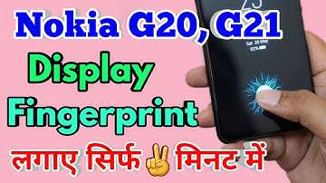 how to display fingerprint lock nokia g20 | nokia g20 fingerprint lock