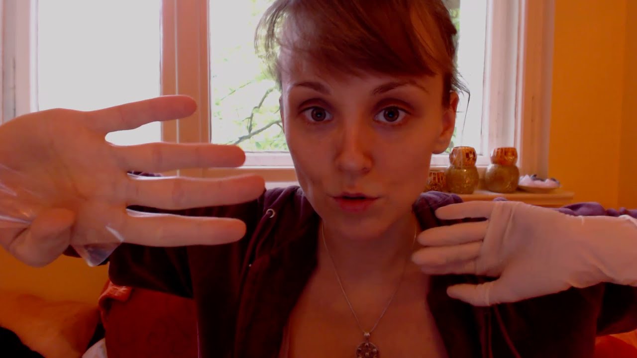 [ASMR GERMAN] LATEX GLOVES / ITEMS / RAMBLING - WHISPERED