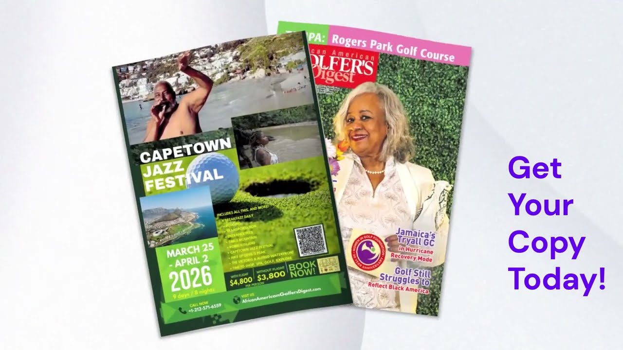 African American Golfer's Digest Winter 2025 Magazine Promo
