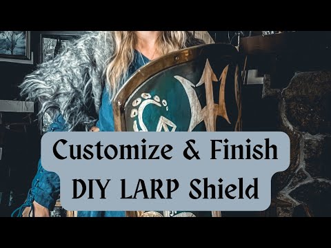 Customize, Paint, & Finish a DIY LARP foam shield￼