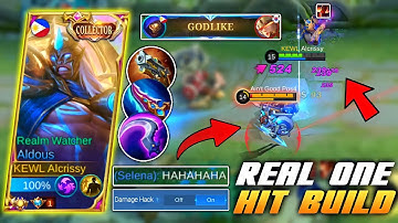 ALDOUS DAMAGE HACK BUILD 2022! REAL ONE HIT BUILD! TRY THIS BUILD! ALDOUS BEST BUILD 2022 - MLBB
