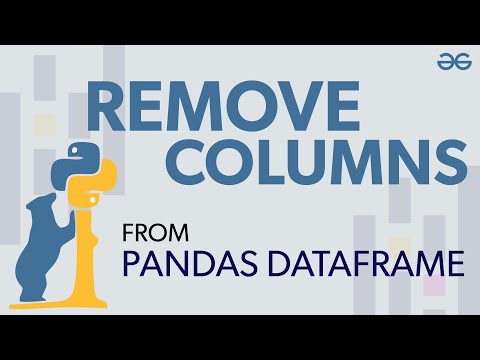 Video: Bagaimana cara menjatuhkan panda DataFrame?