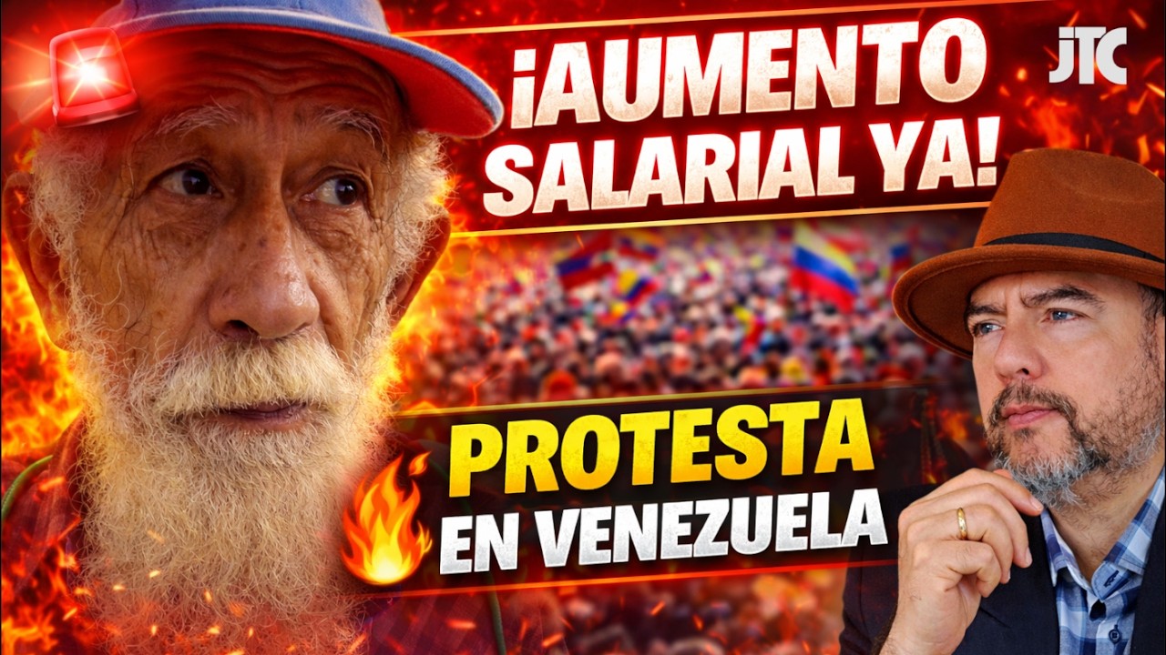 ¡AUMENTO SALARIAL YA!  SE ENCIENDE LA PROTESTA DE LOS TRABAJADORES EN VENEZUELA
