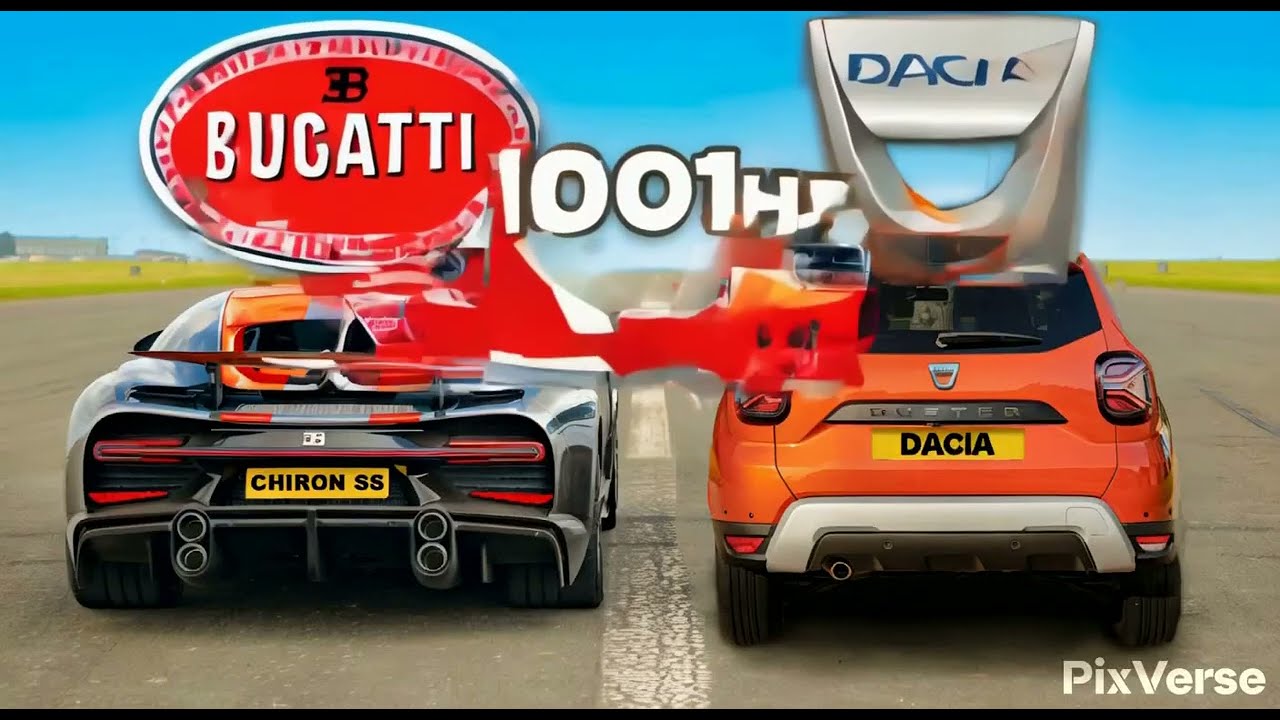 Bugatti  VS Modify Dacia