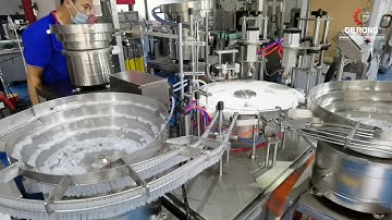 Automatic testing tube covid virus testing reagent tube filling capping machine