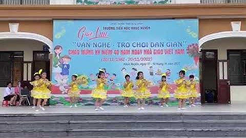 Bài múa Bông hồng tặng cô của Phương Vy trường Tiểu học Khúc Xuyên nhân ngày 20.11.2022