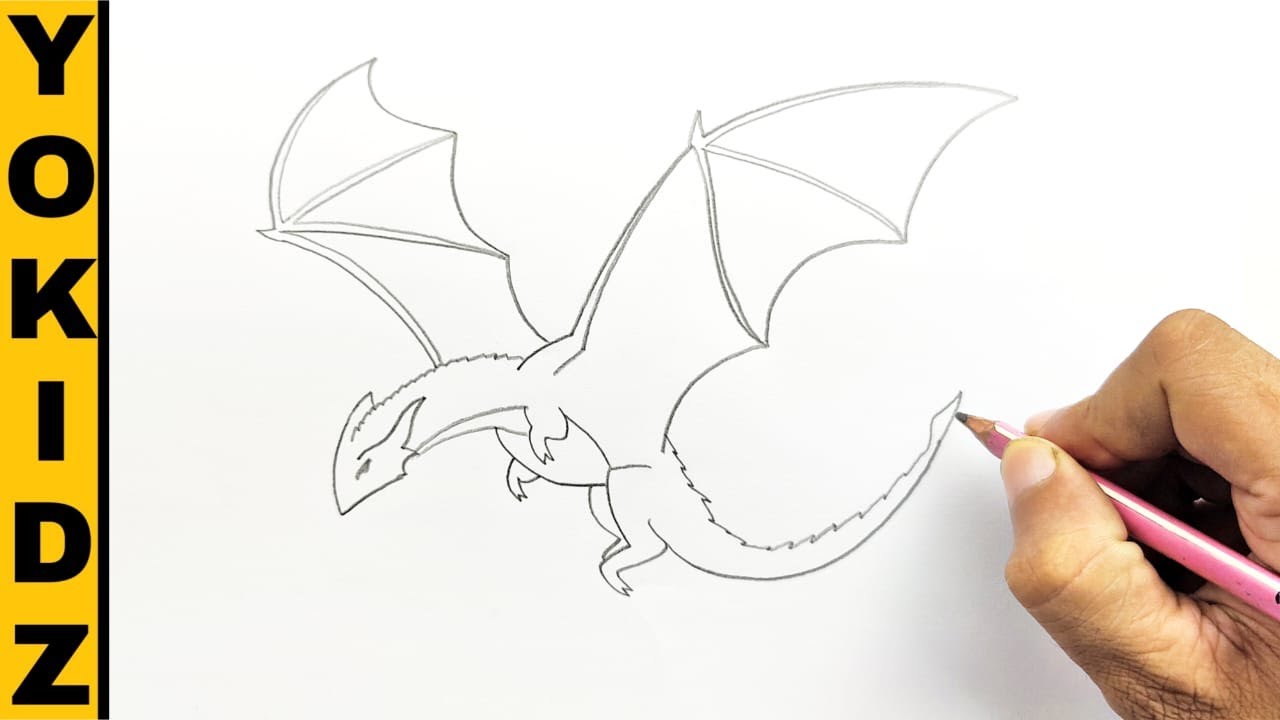 How To Draw An Autumn Dragon - Advanced 