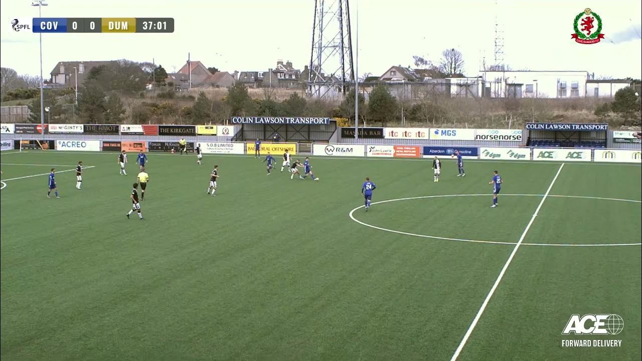 Cove Rangers v Dumbarton Scottish League One Saturday 10th April